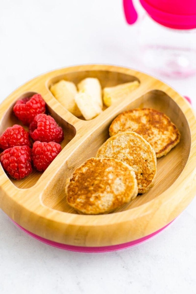 Banana Oat Pancake Bites