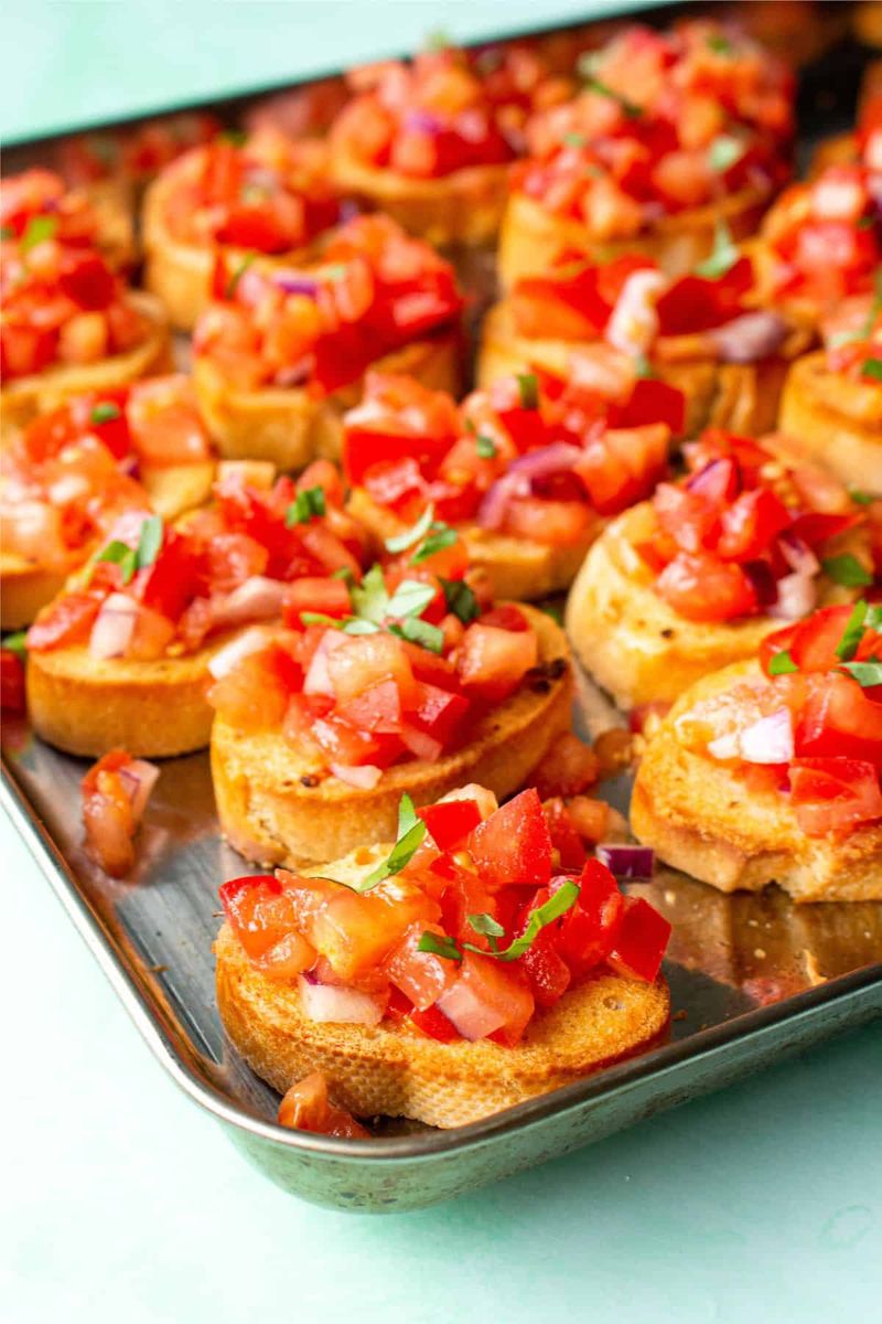 Mini Bruschetta Toasts