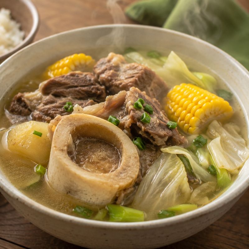 Filipino Bulalo Broth