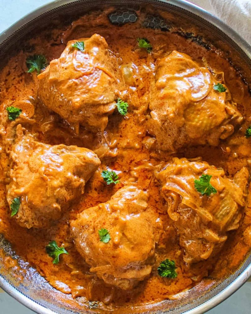 Hungarian Chicken Paprikash