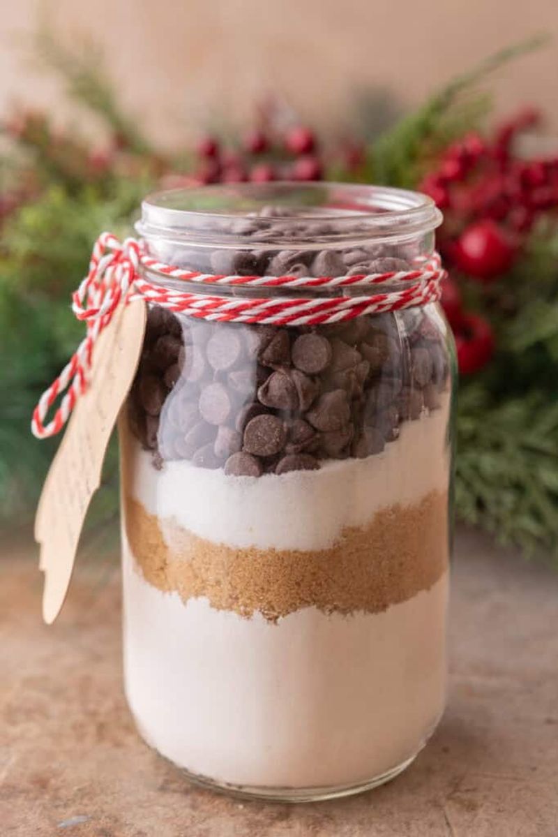 Layered Cookie Mix in a Jar