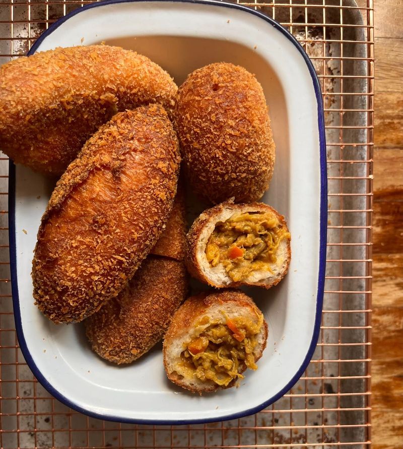 Curry Chicken Doughnut