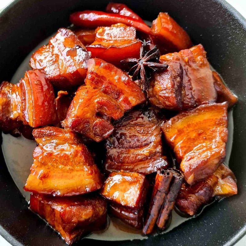 Chinese Red-Braised Pork Belly - China