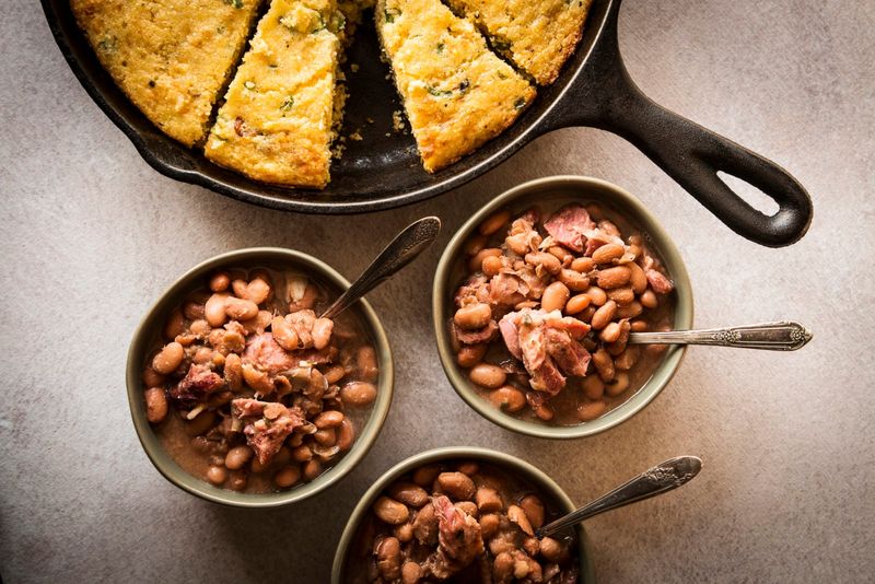 Appalachian Pinto Beans and Cornbread