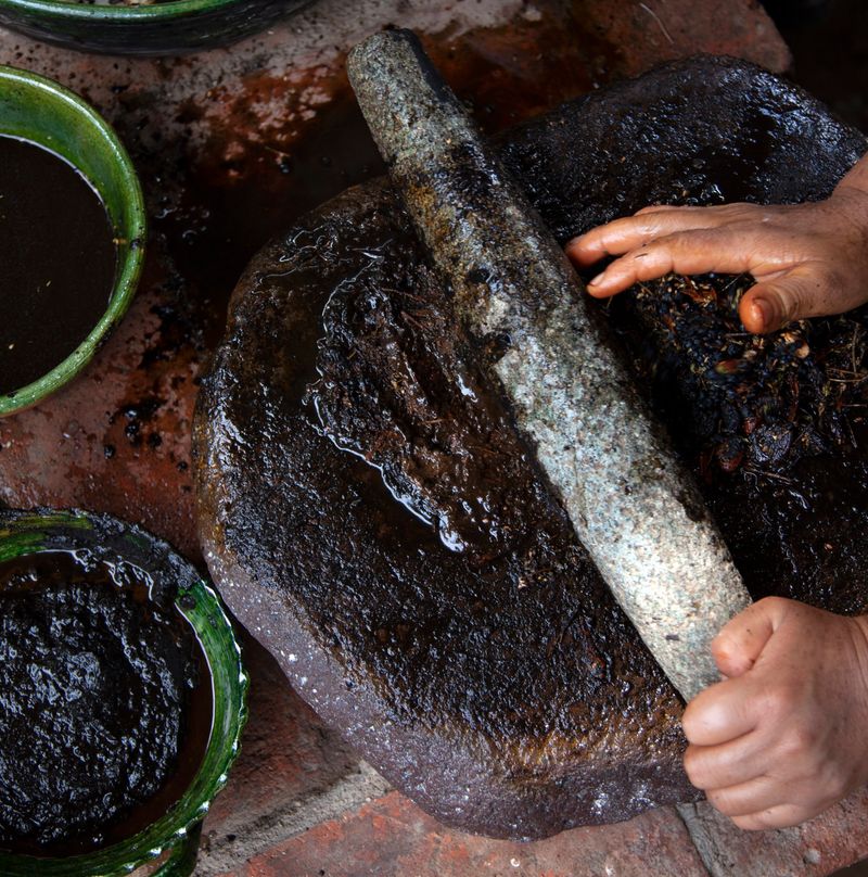Mexico's Tradition of Grinding Mole by Hand