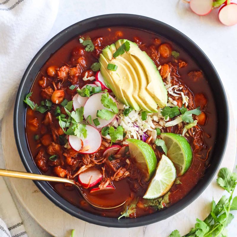 Mexican Chicken Pozole Stew