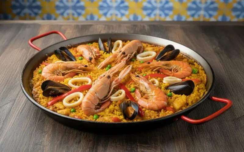 Spanish Paella de Mariscos