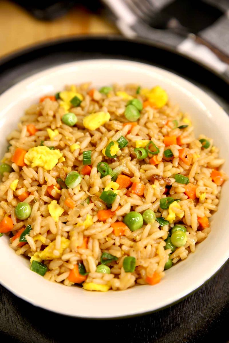 Egg Fried Rice With Vegetables