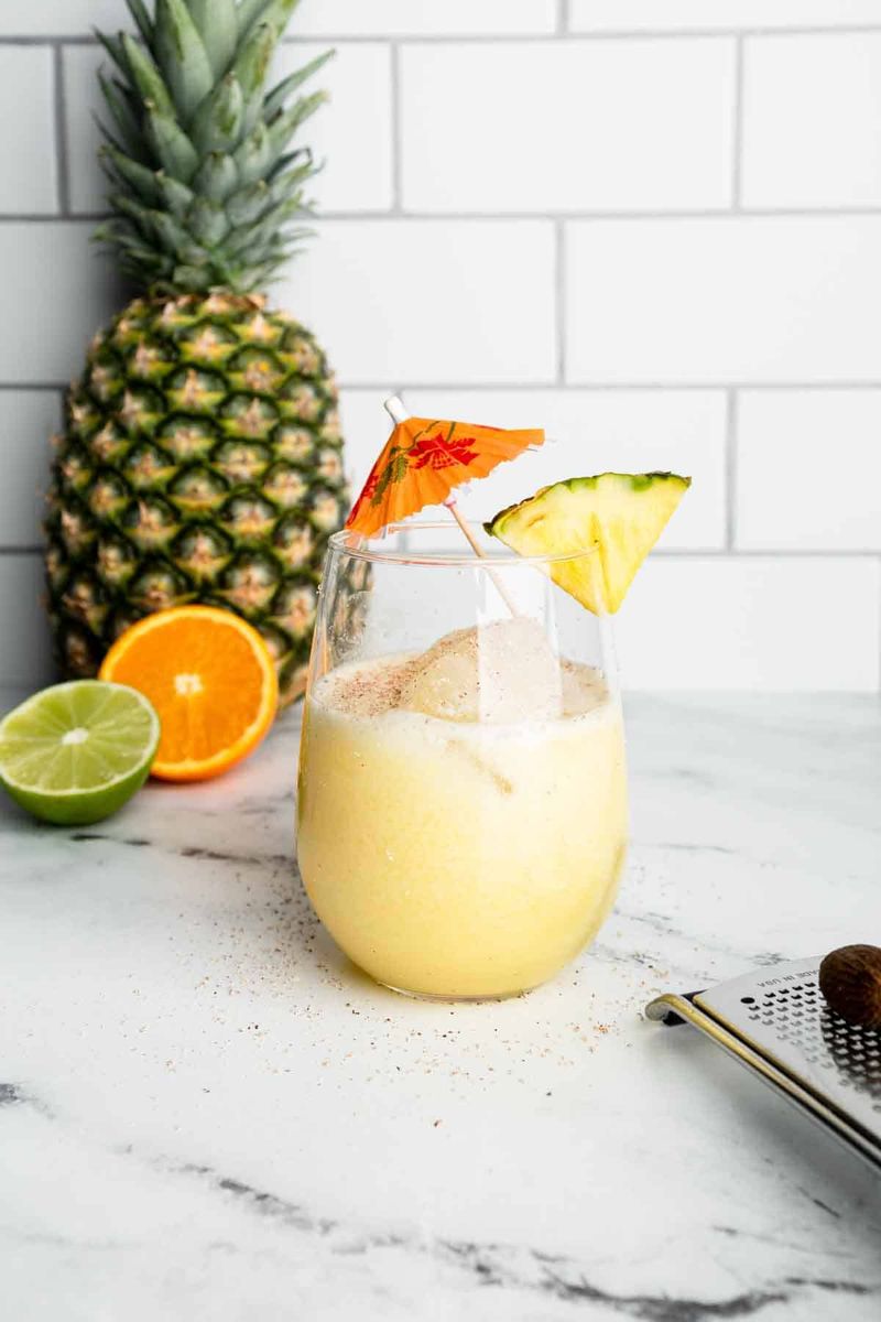 Pineapple Coconut Iced Herbal Tea