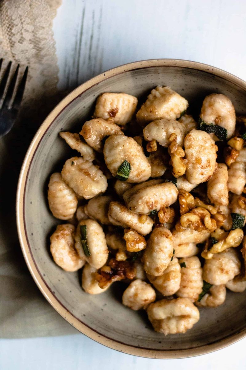 Brown Butter Gnocchi With Toasted Walnuts And Sage