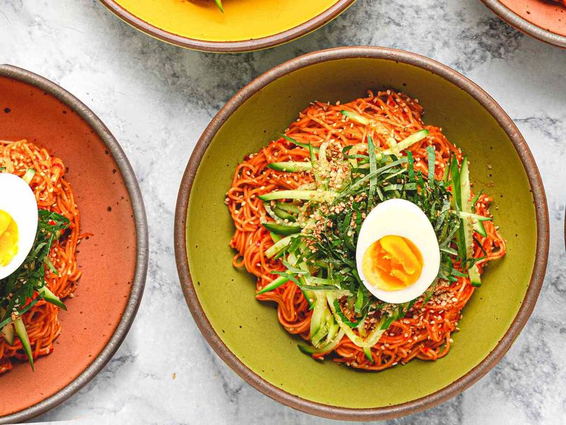 Bibim Guksu (Spicy Mixed Noodles)