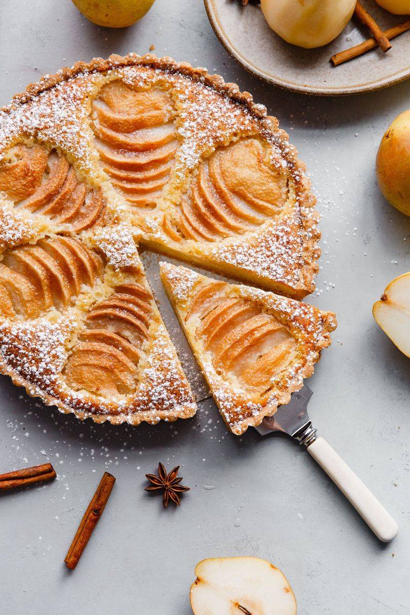 Brown Butter Pear Tart