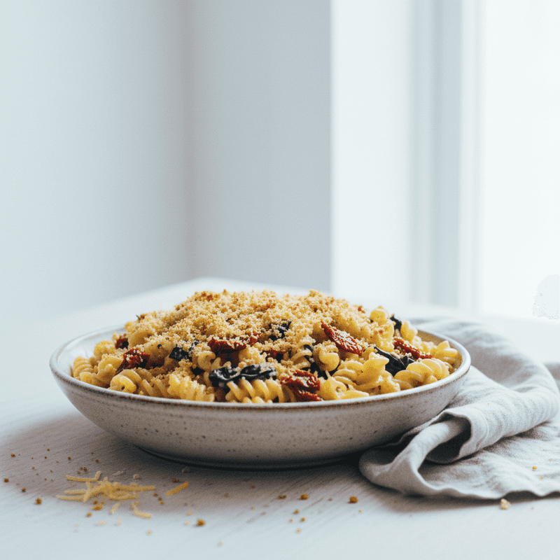 Sun-Dried Tomato and Spinach Mac and Cheese