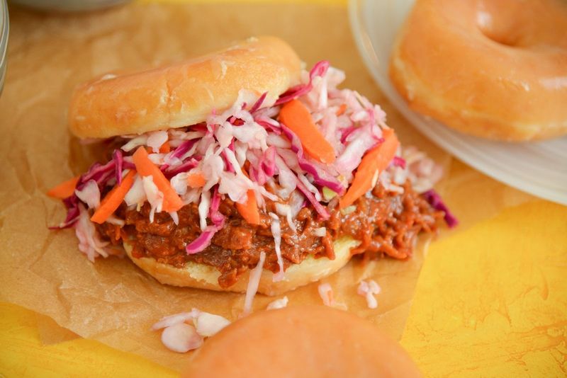 Pulled Pork BBQ Doughnut