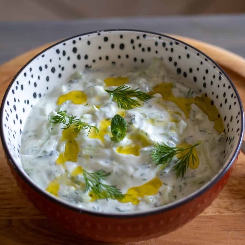 Cacik (Turkish Yogurt and Cucumber Dip)