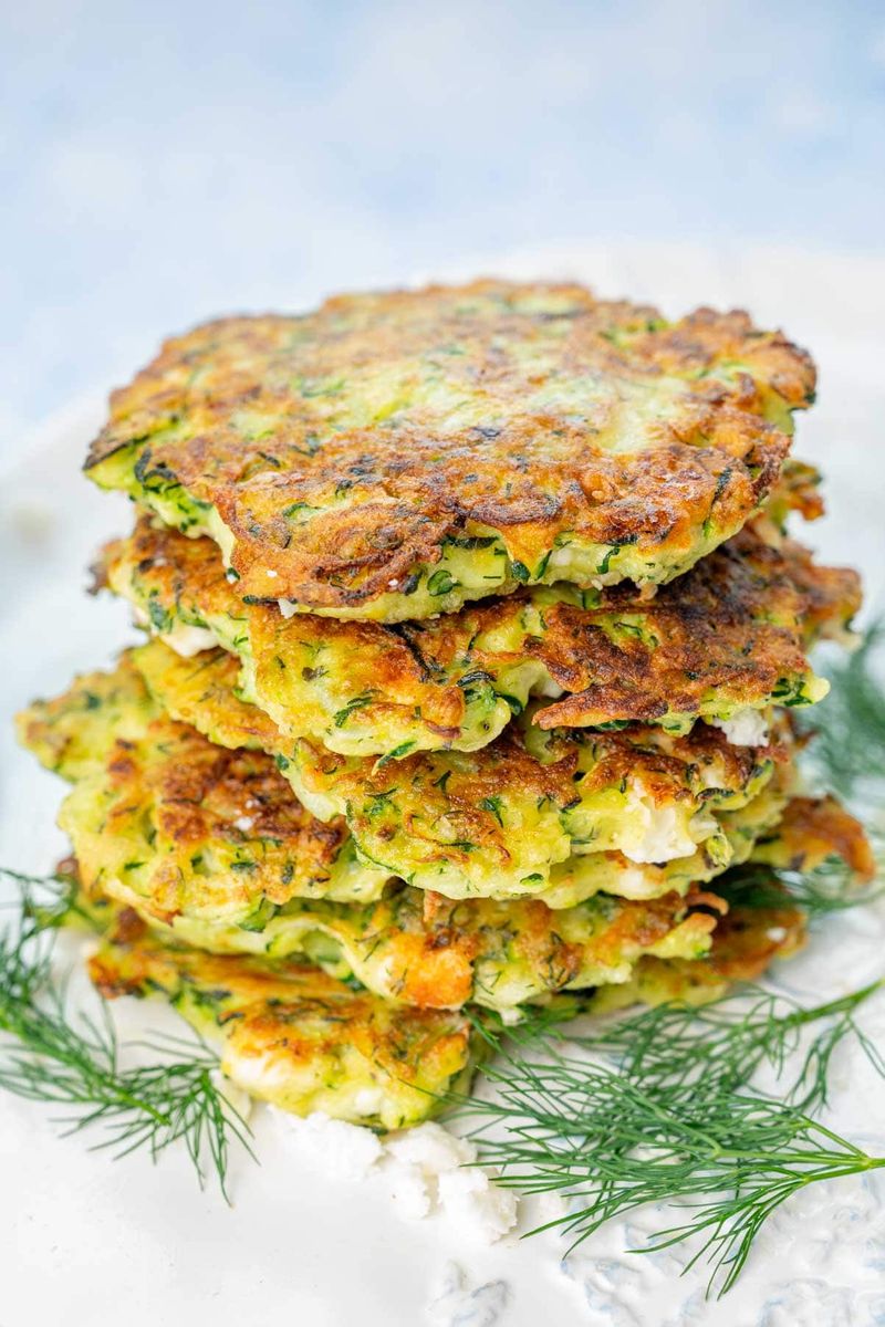 Zucchini and Feta Fritters