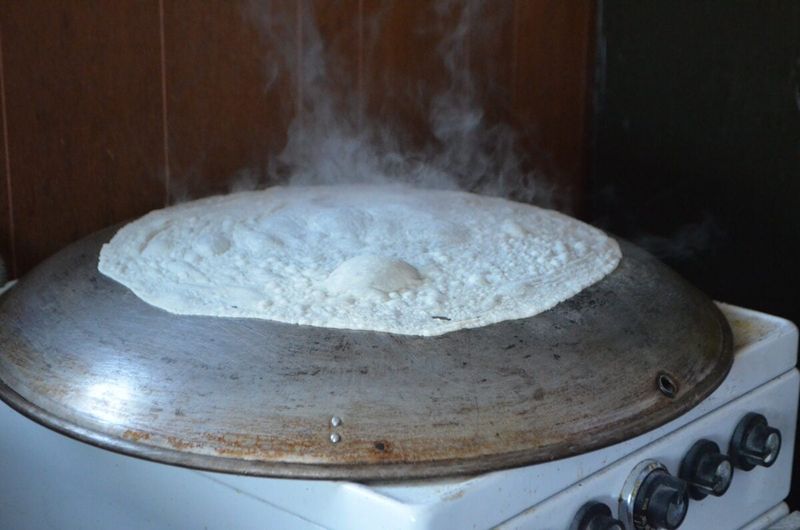 Saj Flatbread (Levantine Convex Stone Bread)