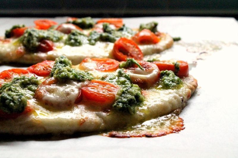 Caprese Style Pitta Pizza