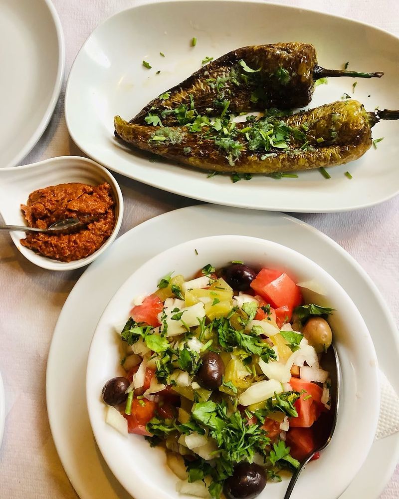 Macedonian Tavče Gravče Salad Platter