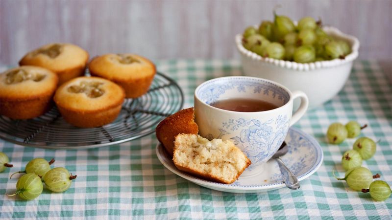 Gooseberry Fool Cupcakes
