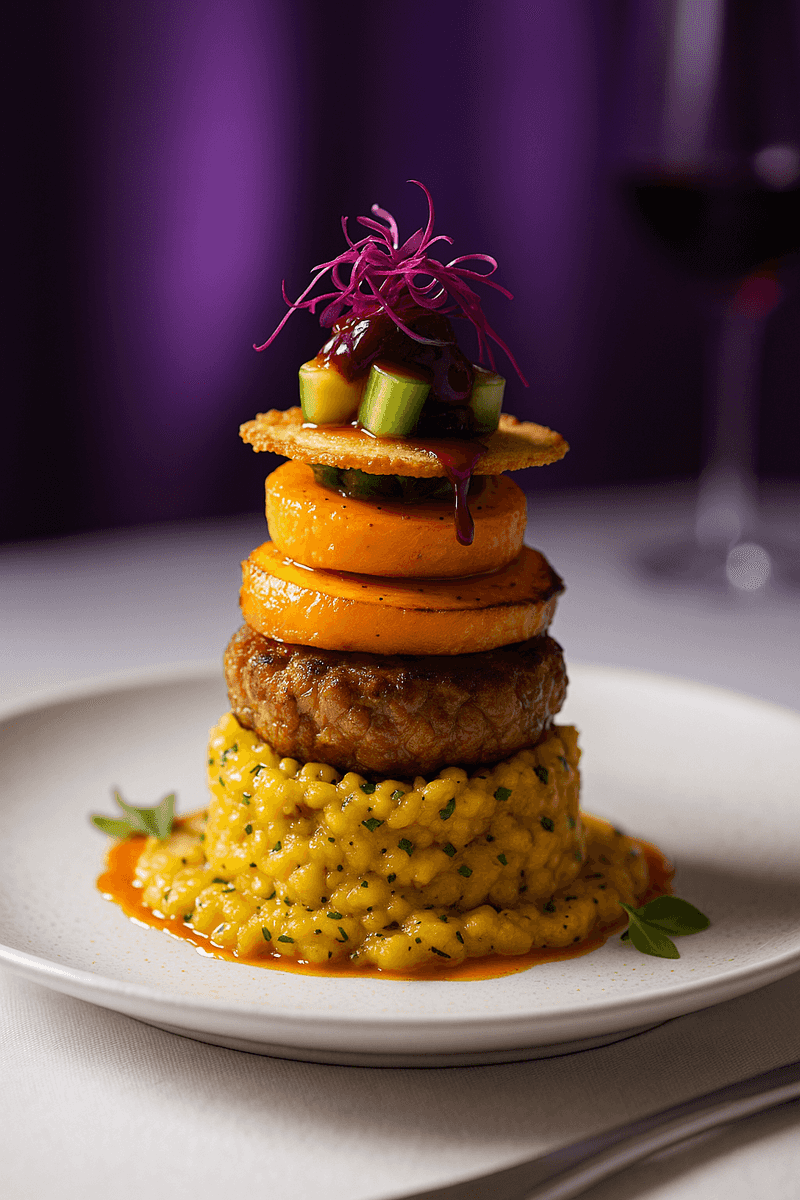 Stack or Layer Food for Height