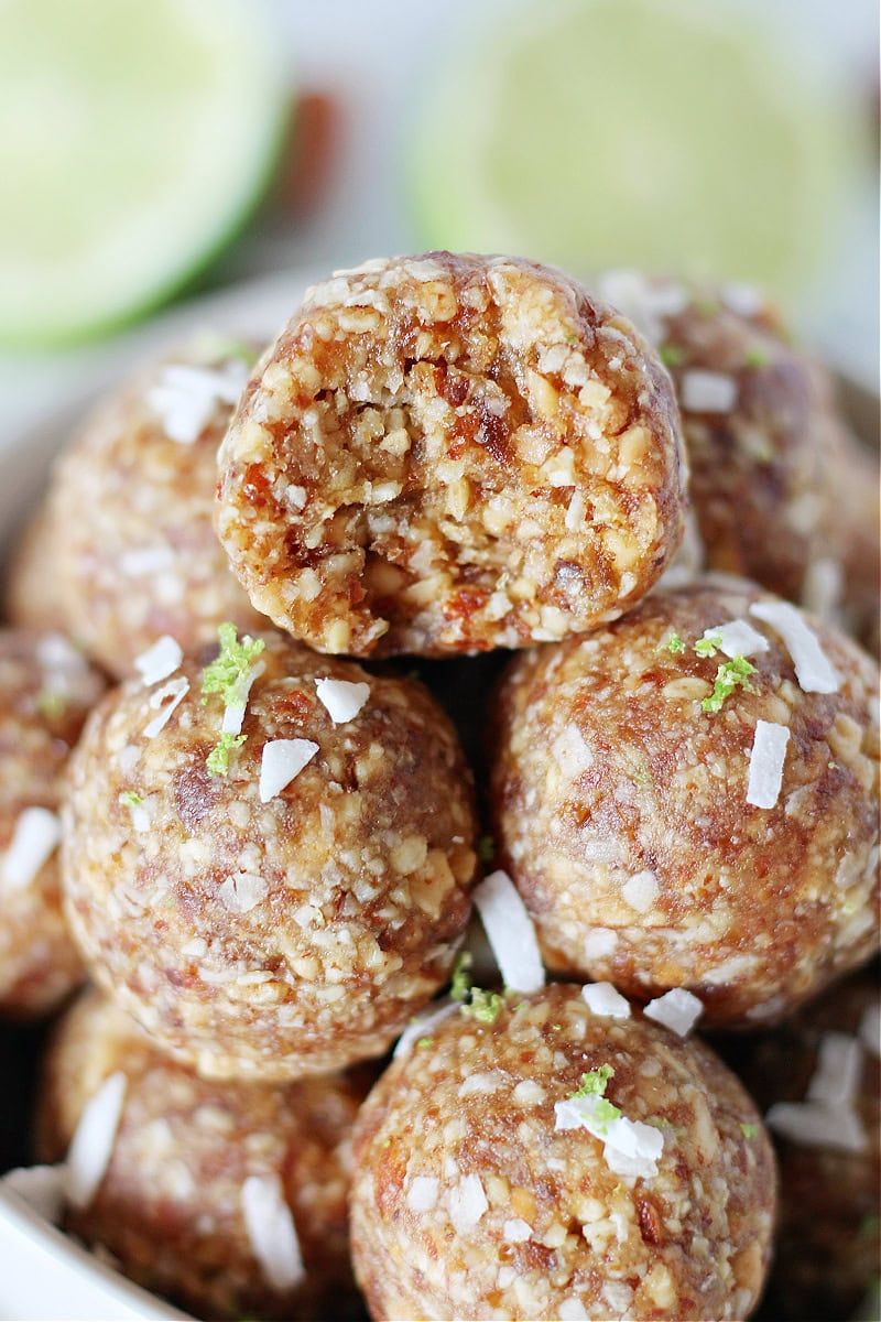 Coconut and Lime Energy Balls