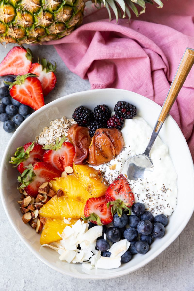 Cottage Cheese and Fruit Bowl