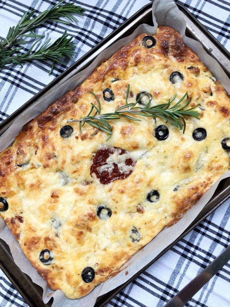 Lentil and Sun-Dried Tomato Bake with Olives