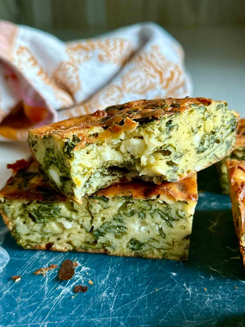 Lentil and Spinach Bake with Feta