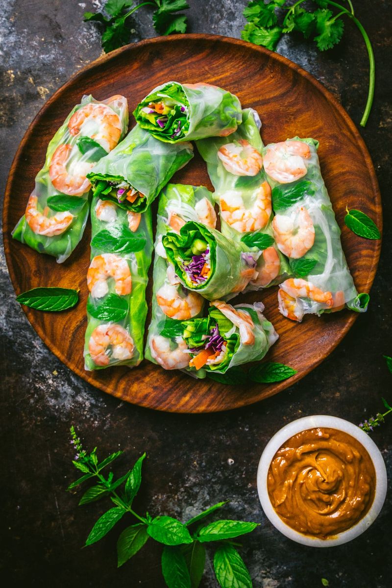 Spring Rolls with Dipping Sauce