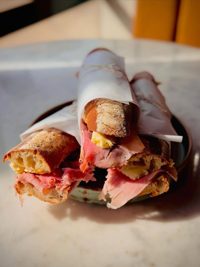Paris, France - The Jambon-Beurre Croissant