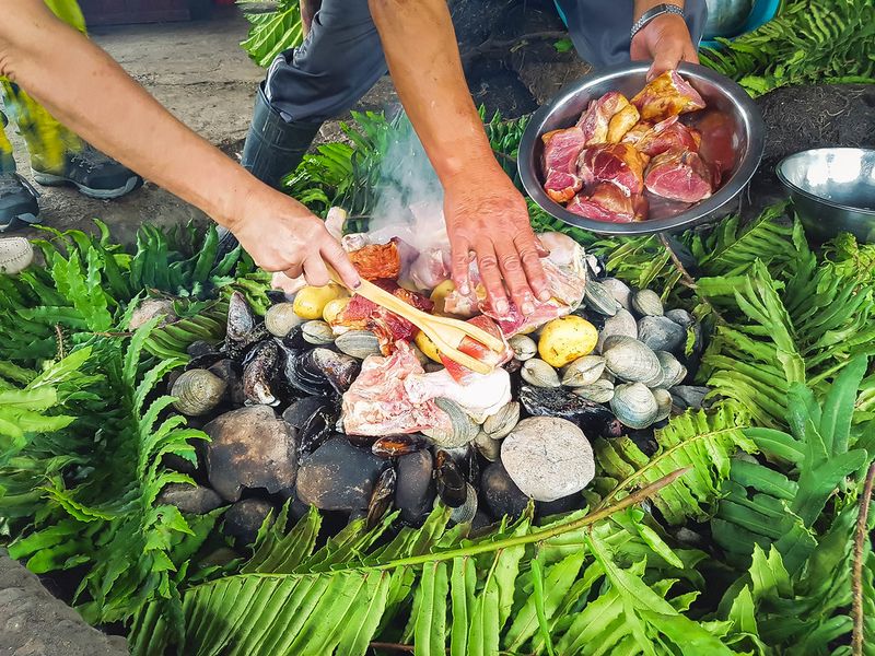 Curanto (Chilean Stone-Cooked Seafood)