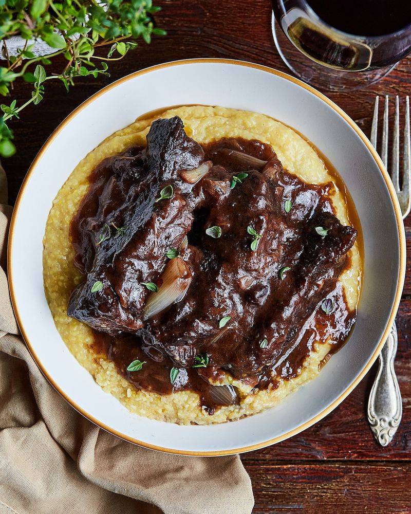 Polenta Bowls With Braised Meat Toppings