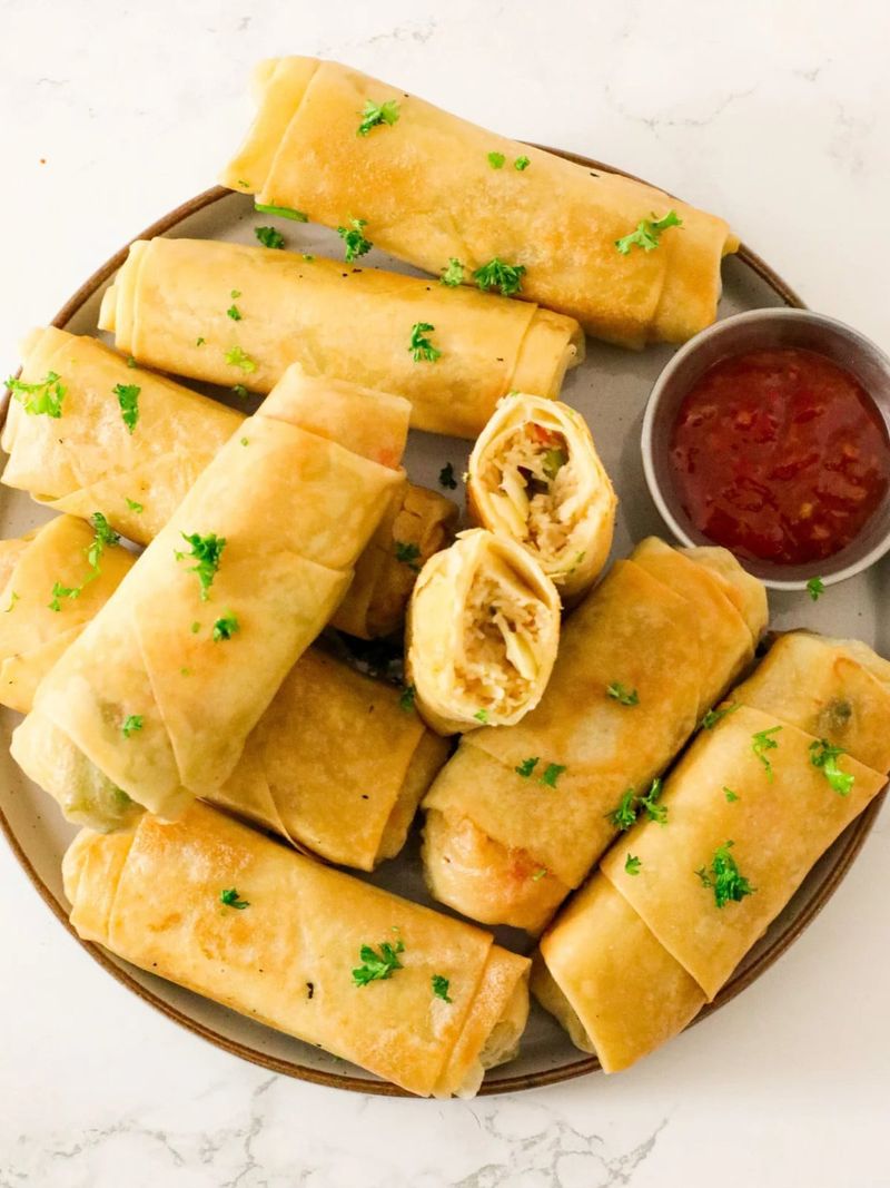 Spring Rolls with Dipping Sauce