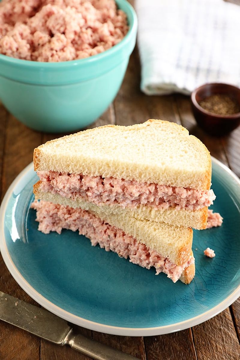 Deviled Ham Salad Sandwich