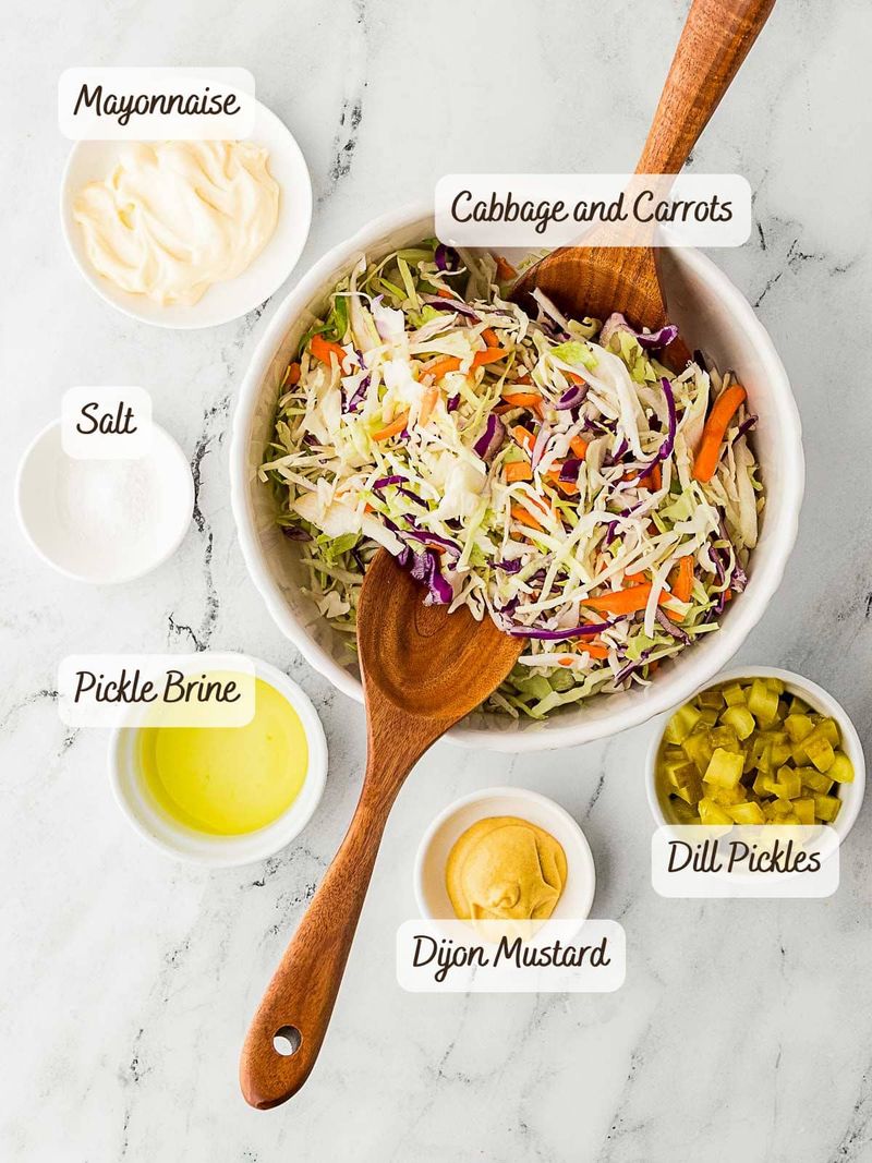 Tenderize and Flavor Homemade Coleslaw