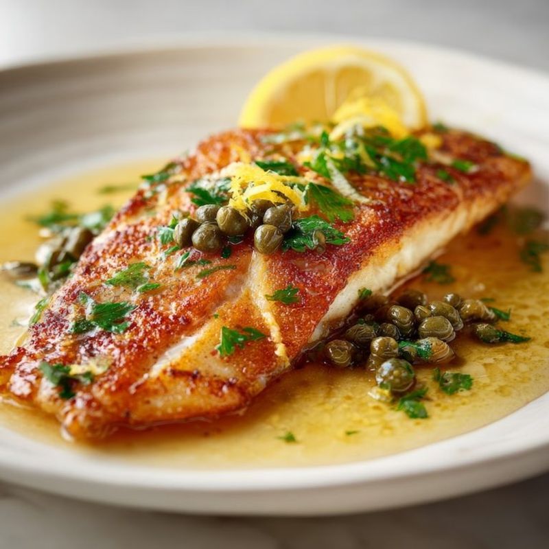 Lemon Caper Butter Sauce
