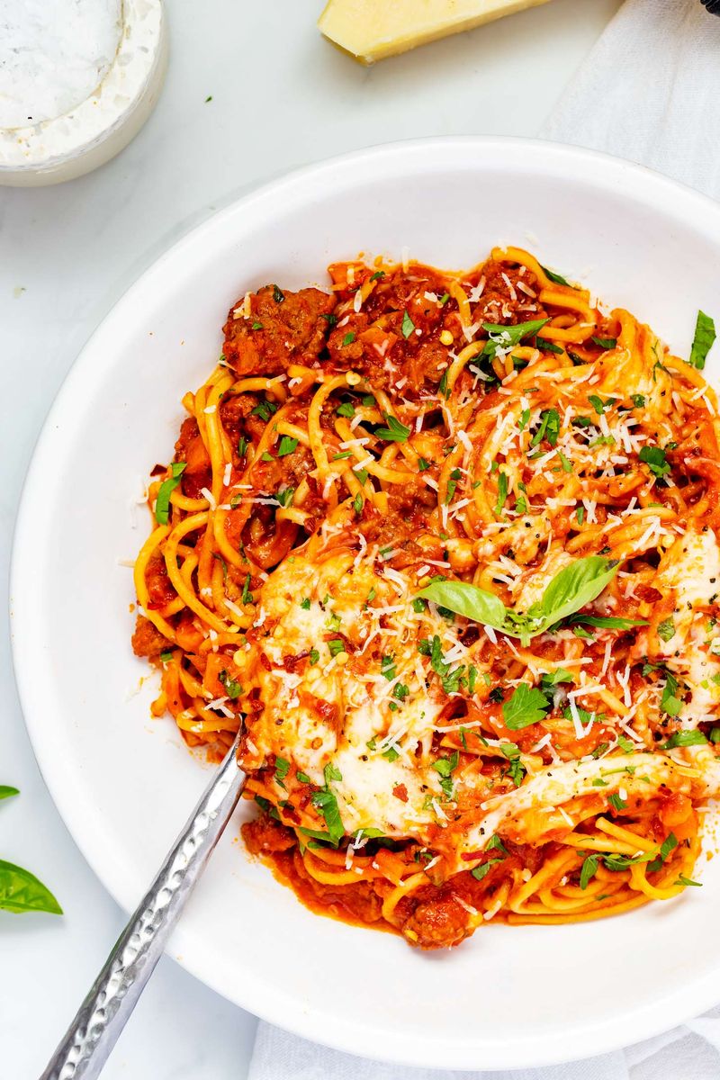 Spaghetti with Marinara Sauce