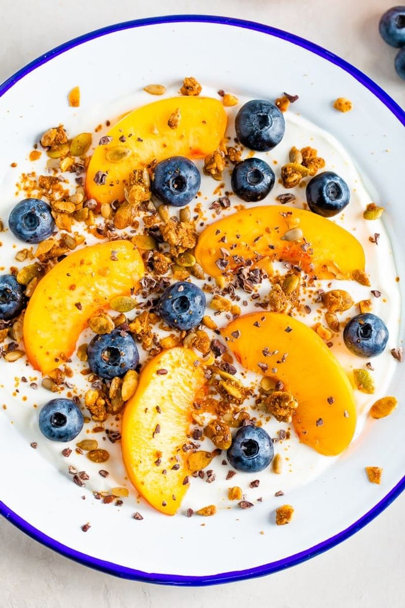 Blueberry and Peach