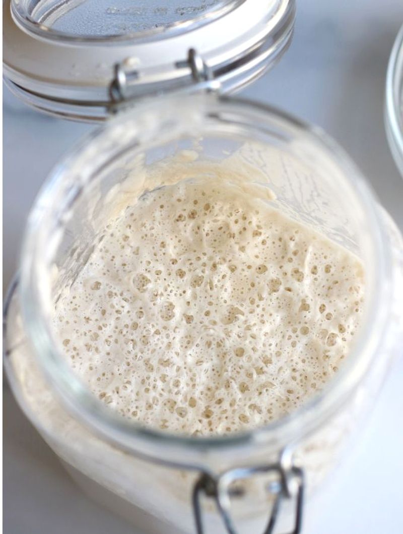 Sourdough Starter in a Jar