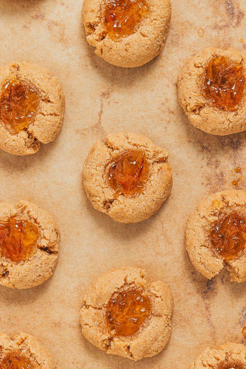 Marmalade Thumbprint Cookies