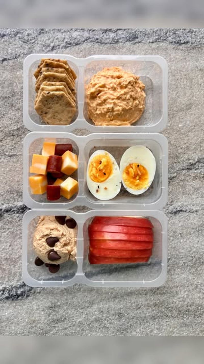Hard-Boiled Eggs and Crackers Box