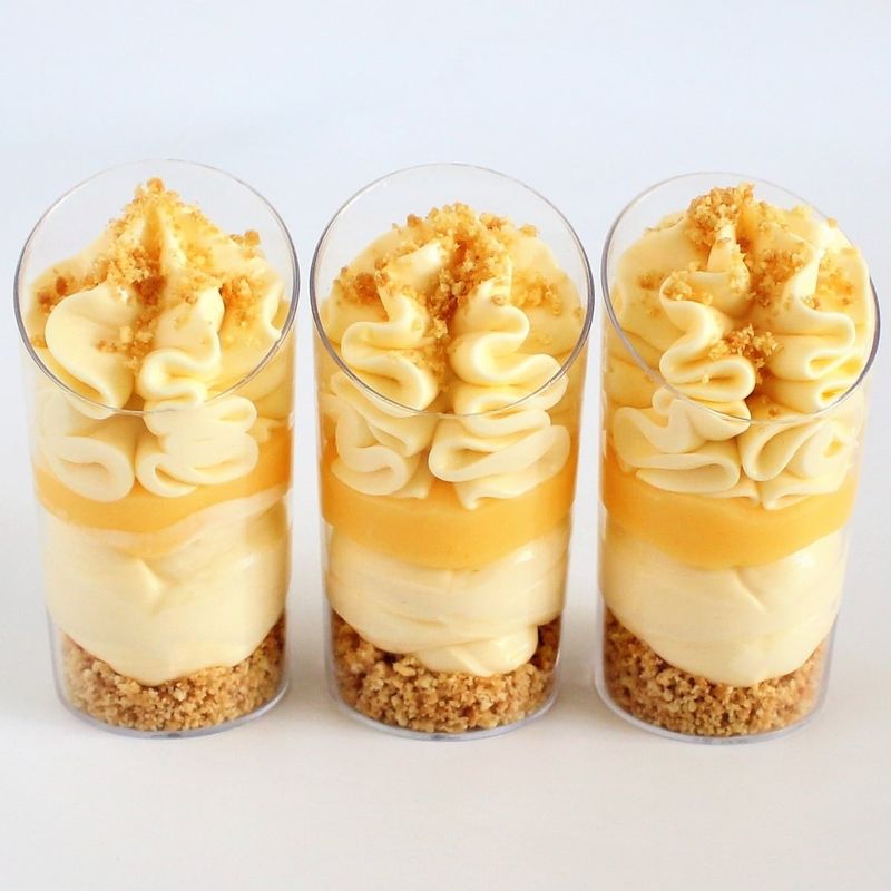 Lemon Curd Pudding Cups