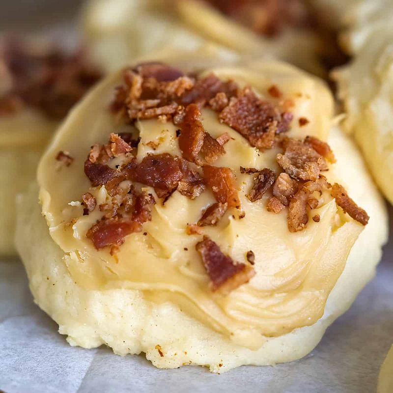 Bacon and Maple Syrup Biscuit