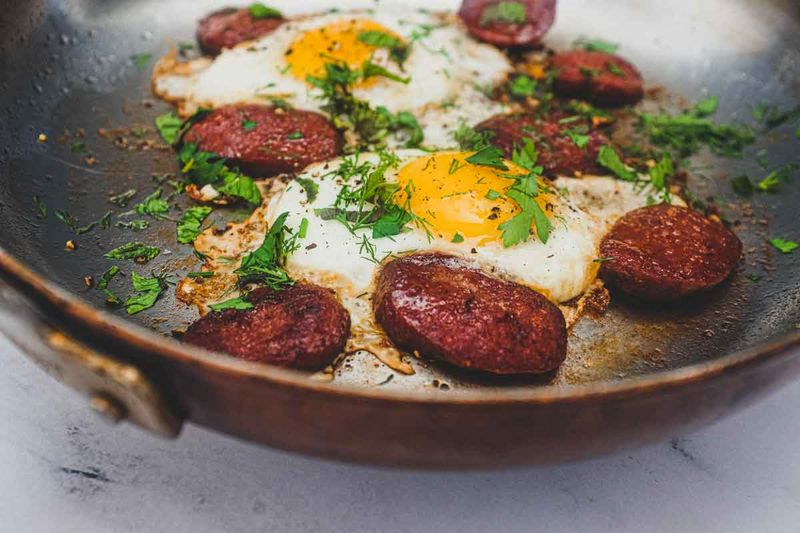 Egg and Sucuk Scramble
