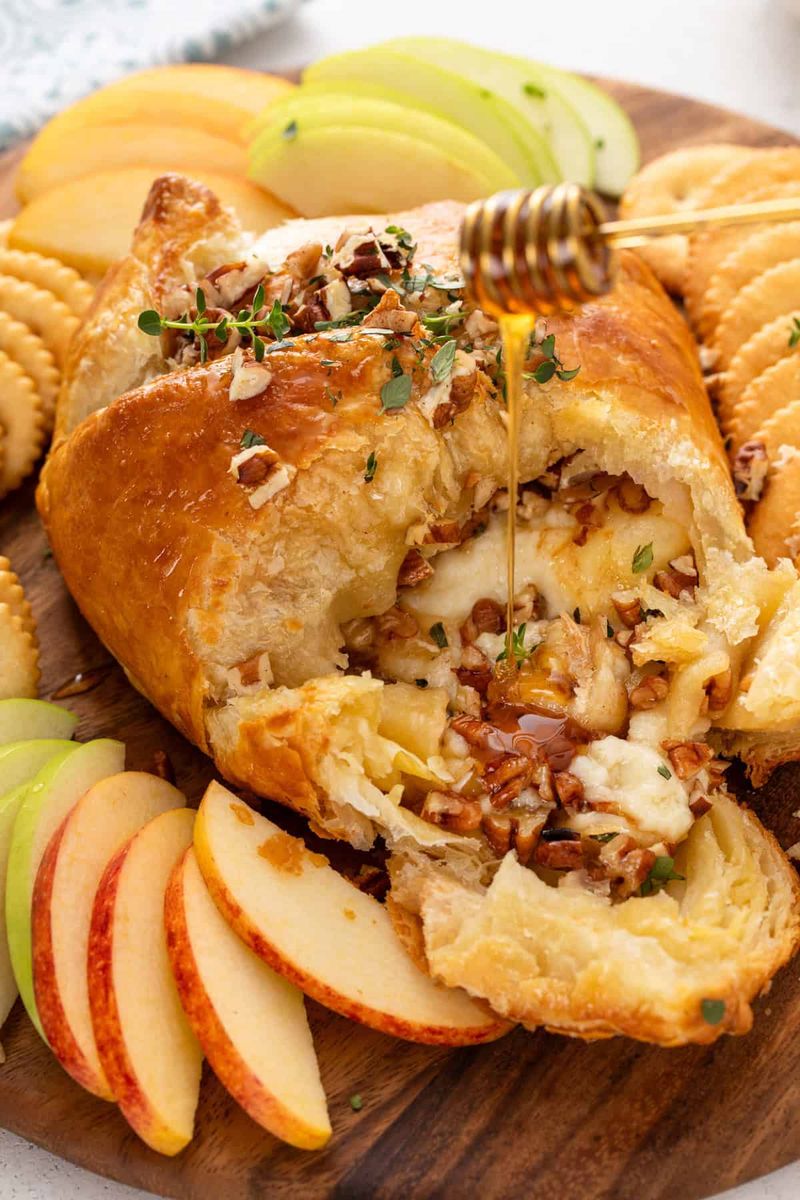 Whole Baked Brie in Pastry