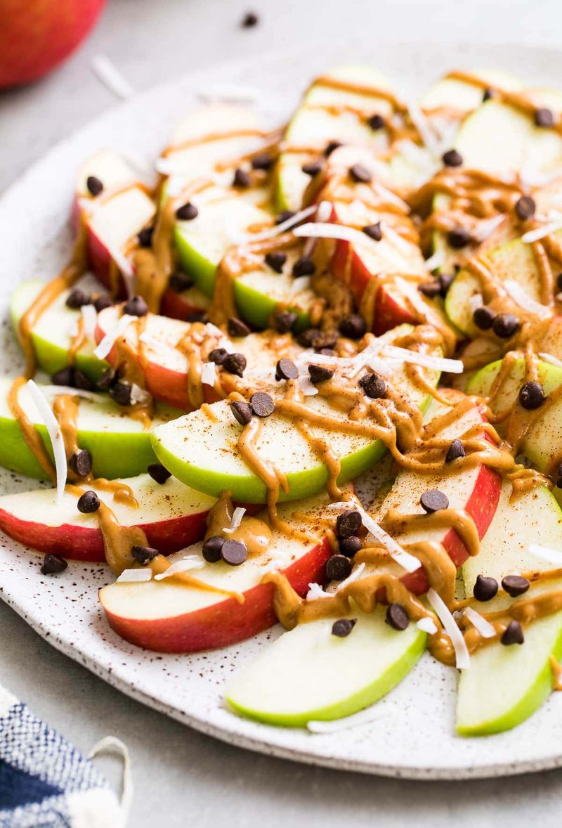 Apple Slices with Almond Butter