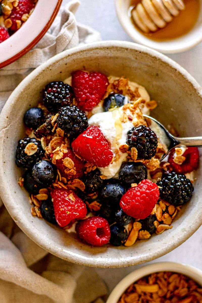 Greek Yogurt with Honey and Granola