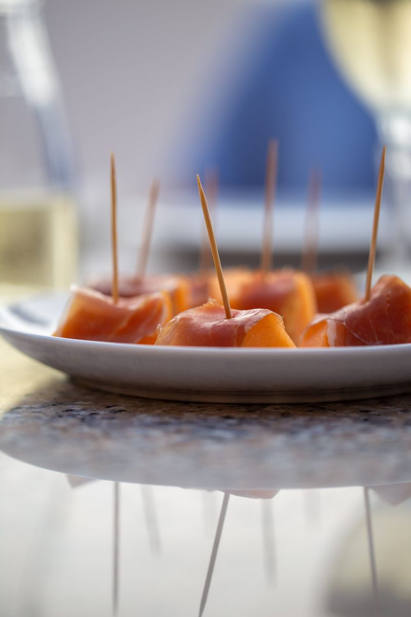 Prosciutto-Wrapped Melon Skewers