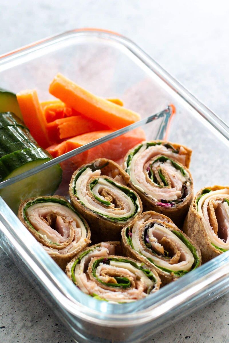 Turkey and Cheese Roll-Ups